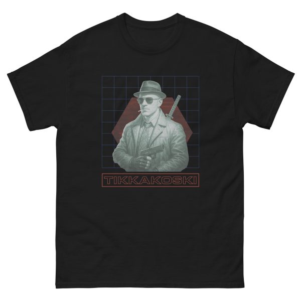 Tikkakoski t-paita – musta unisex
