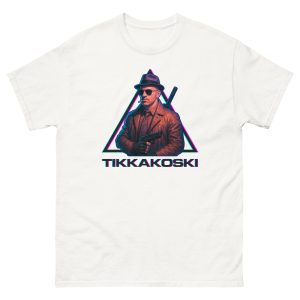 Tikkakoski t-paita – valkoinen unisex