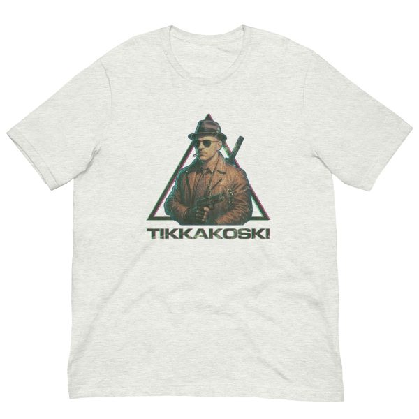 Tikkakoski t-paita – vintage valkoinen unisex