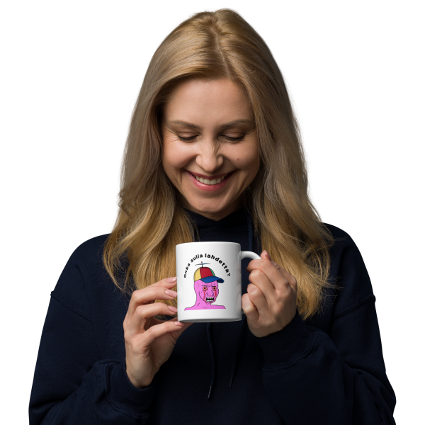 white-glossy-mug-white-11-oz-handle-on-right-68dfe29db7d59.png "Onks sulla lähdettä?" - kahvimuki